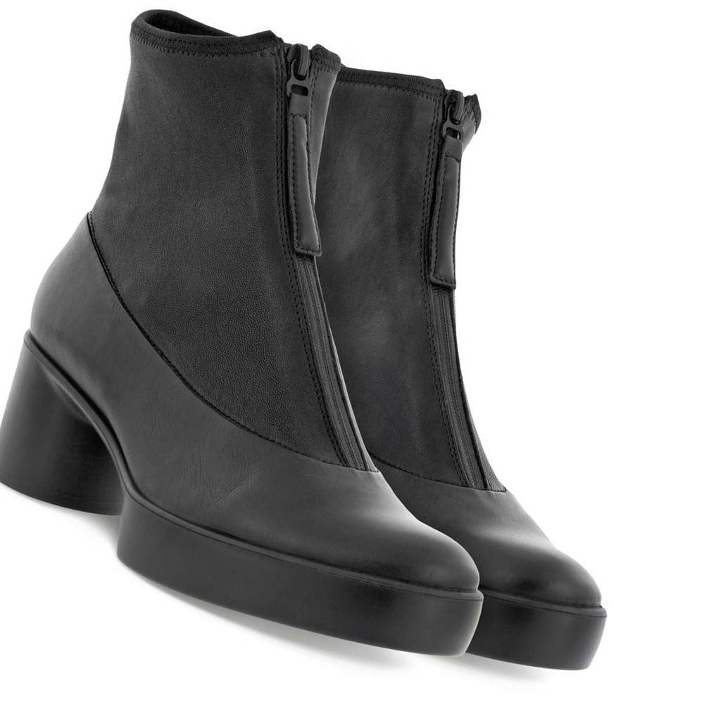 Ecco Shape Sculpted Motion 35 Zip Pensko Dame Svarte | NO 118NWY